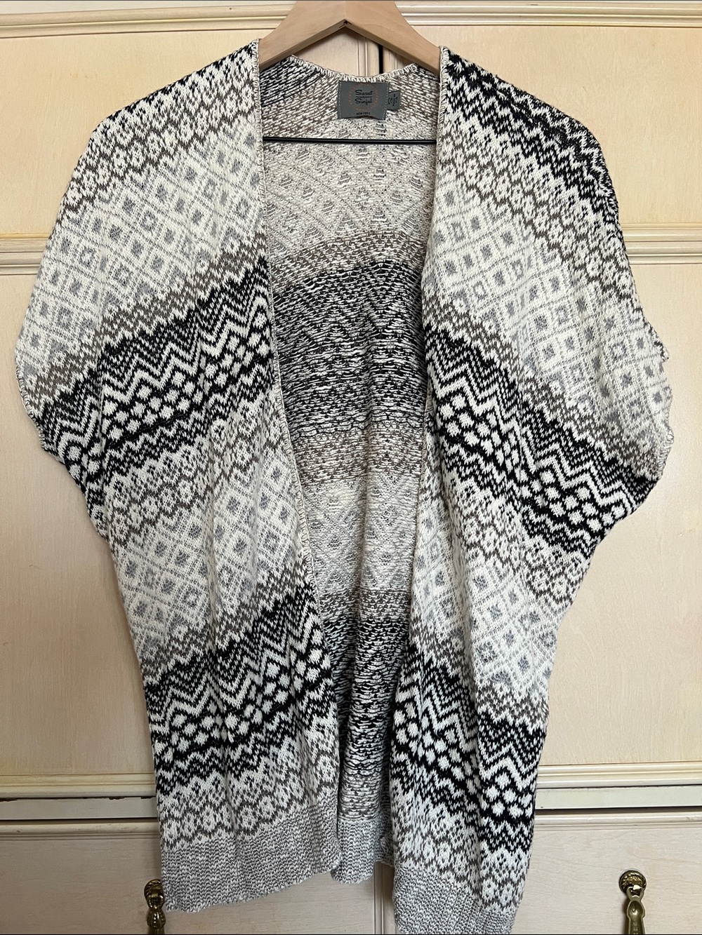 Printed Cocoon Cardigan